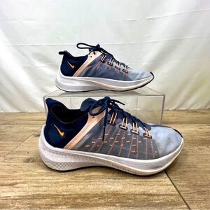 Nike‎ Womens EXP X14 AO3170-401 Blue Orange Running Shoes Sneakers Sz 9 M
